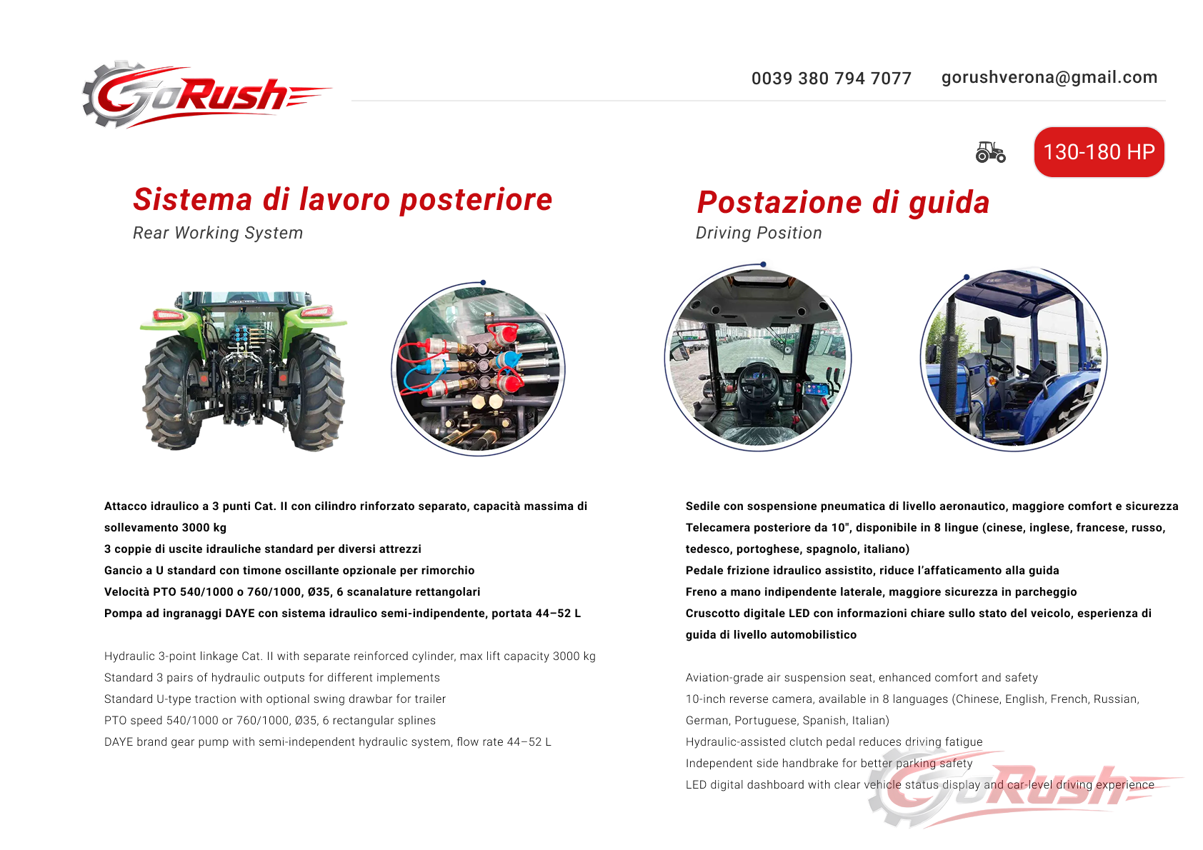 Trattore 130-180 HP 3